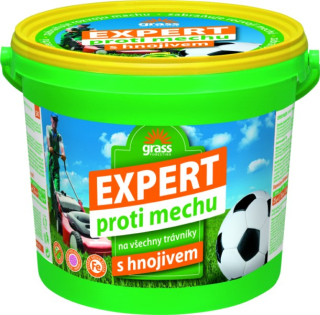 Trávníkové hnojivo EXPERT proti mechu 5 kg